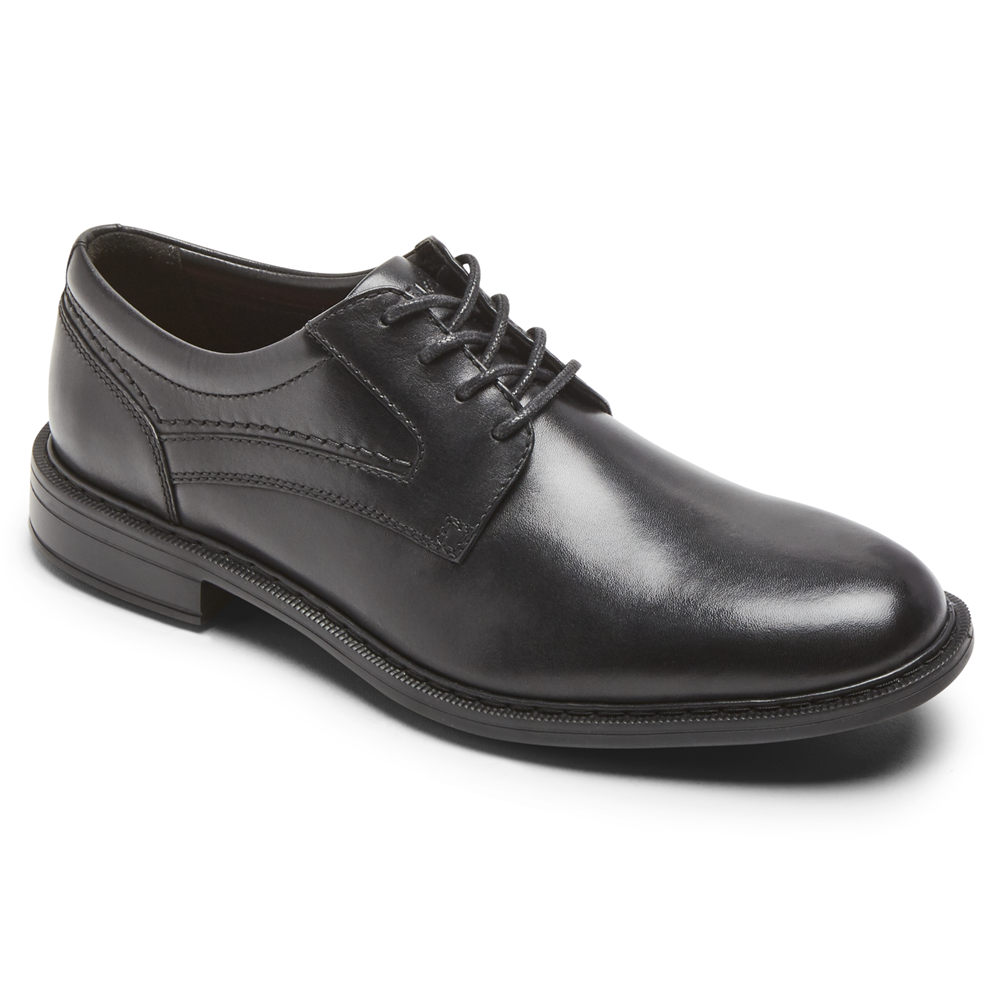 ロック ポート ビジネス シューズ メンズ 黒 - Parsons Plain Toe - WNL814903